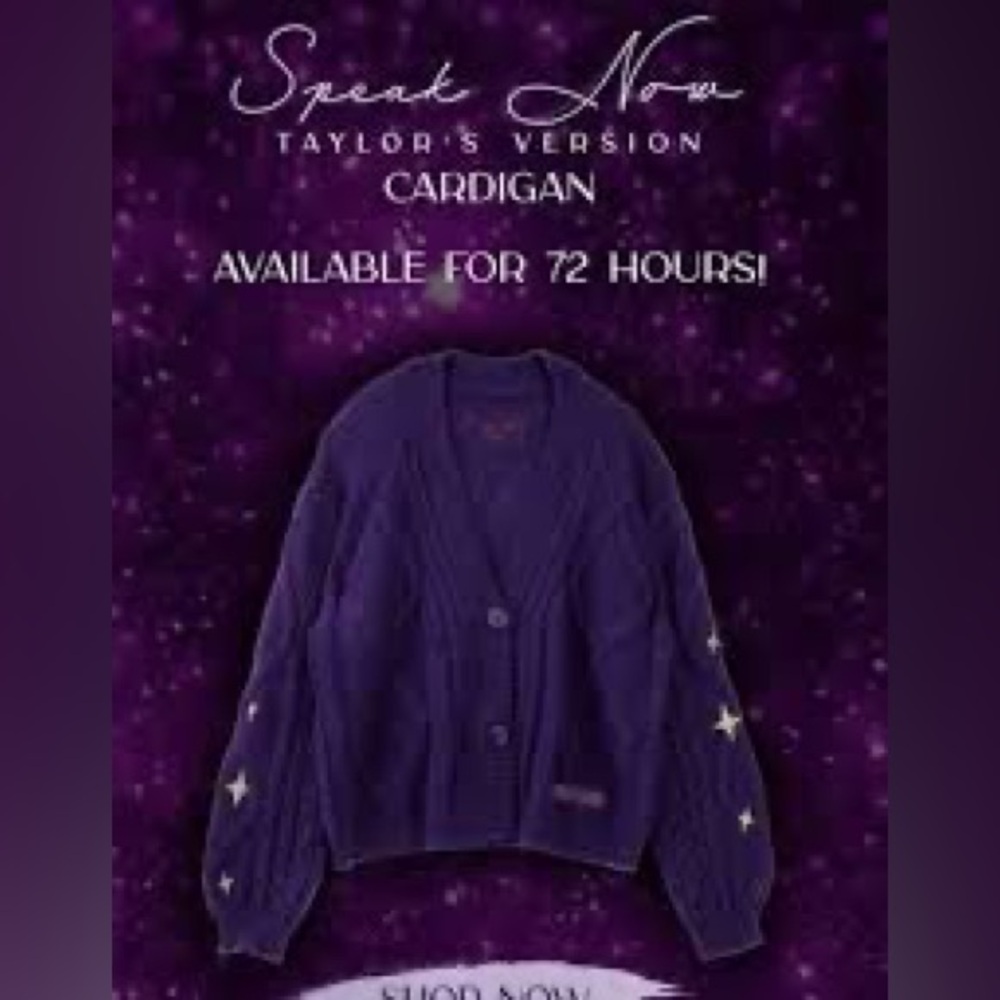 Taylor Swift Speak Now Cardigan!!